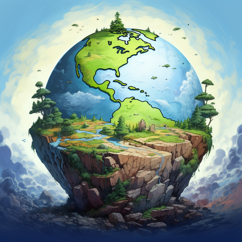 Earth Cartoon Image