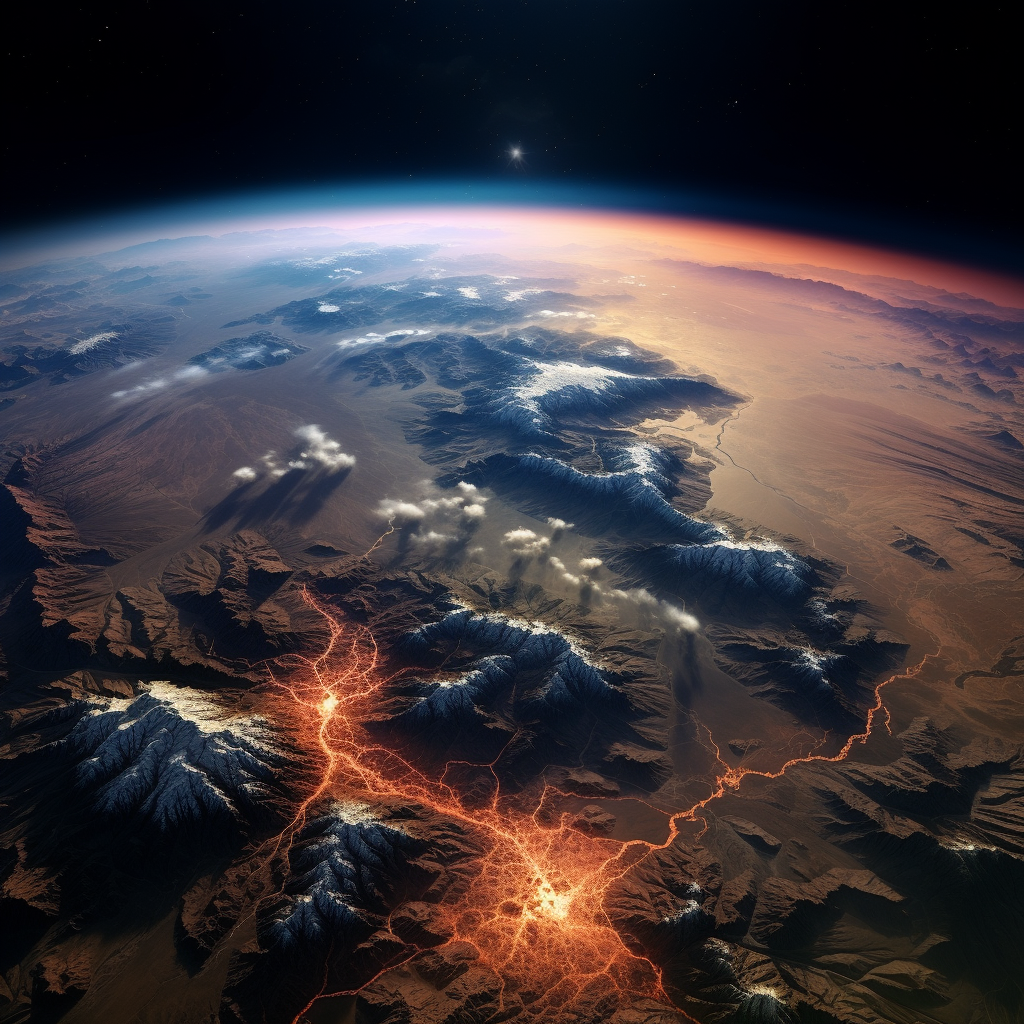 Breathtaking Earth from Outer Space