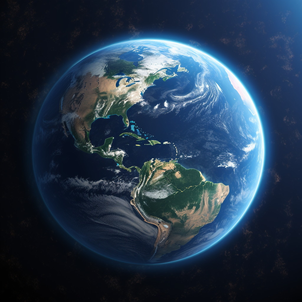 Realistic Earth Image