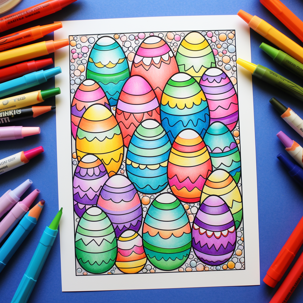 Easter Dot Markers Activity Pages Coloring