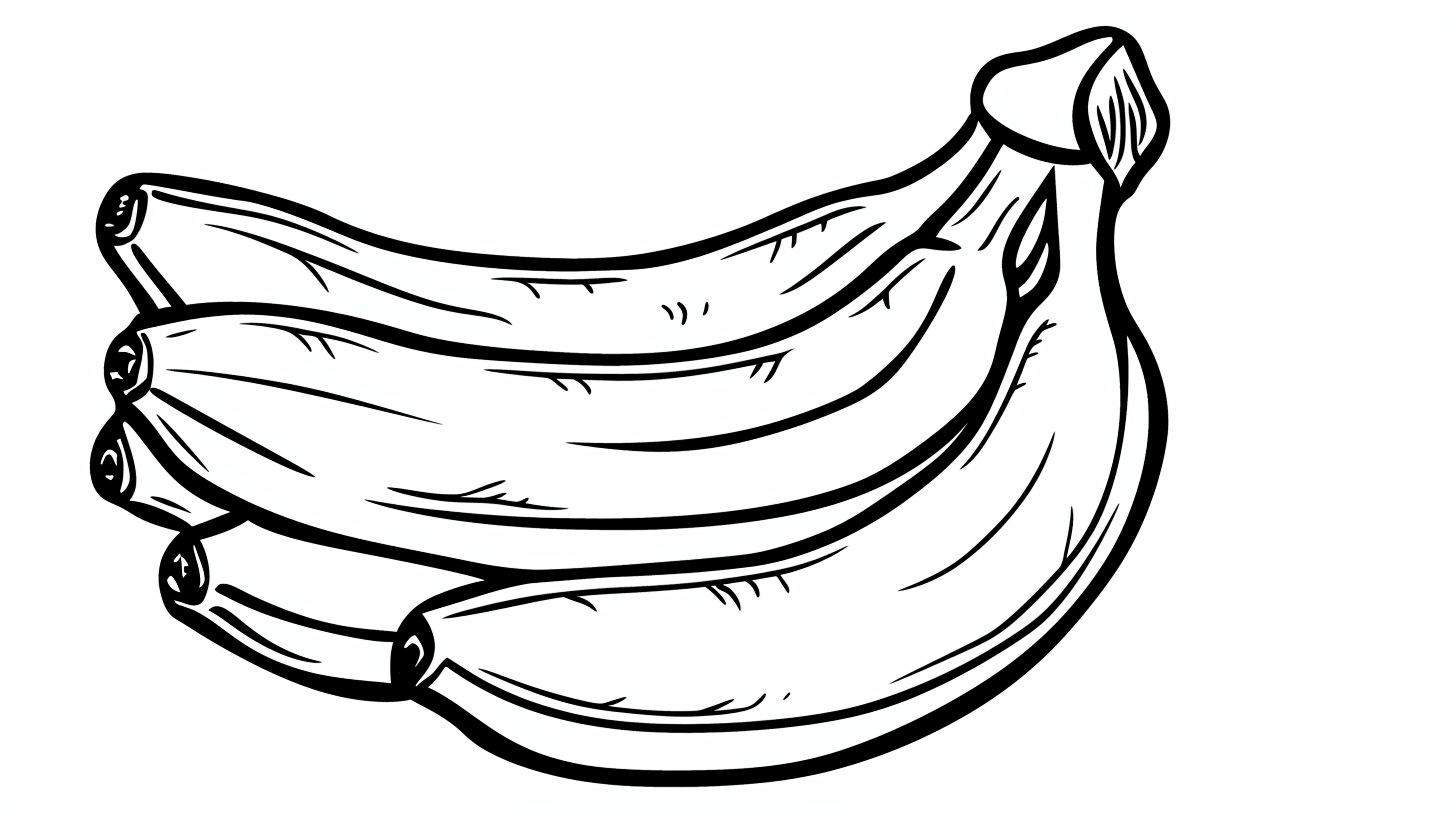 Children coloring bananas easily