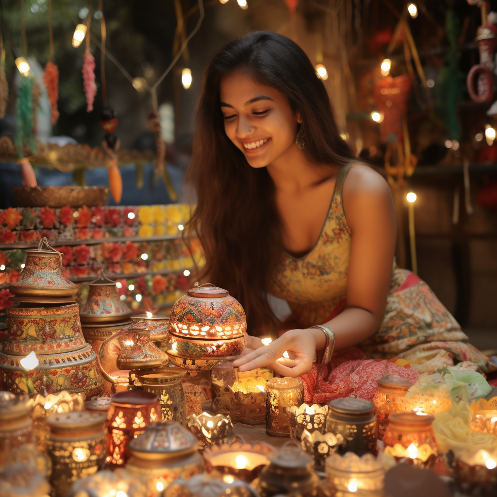 Eco-friendly Diwali celebration with sustainable practices