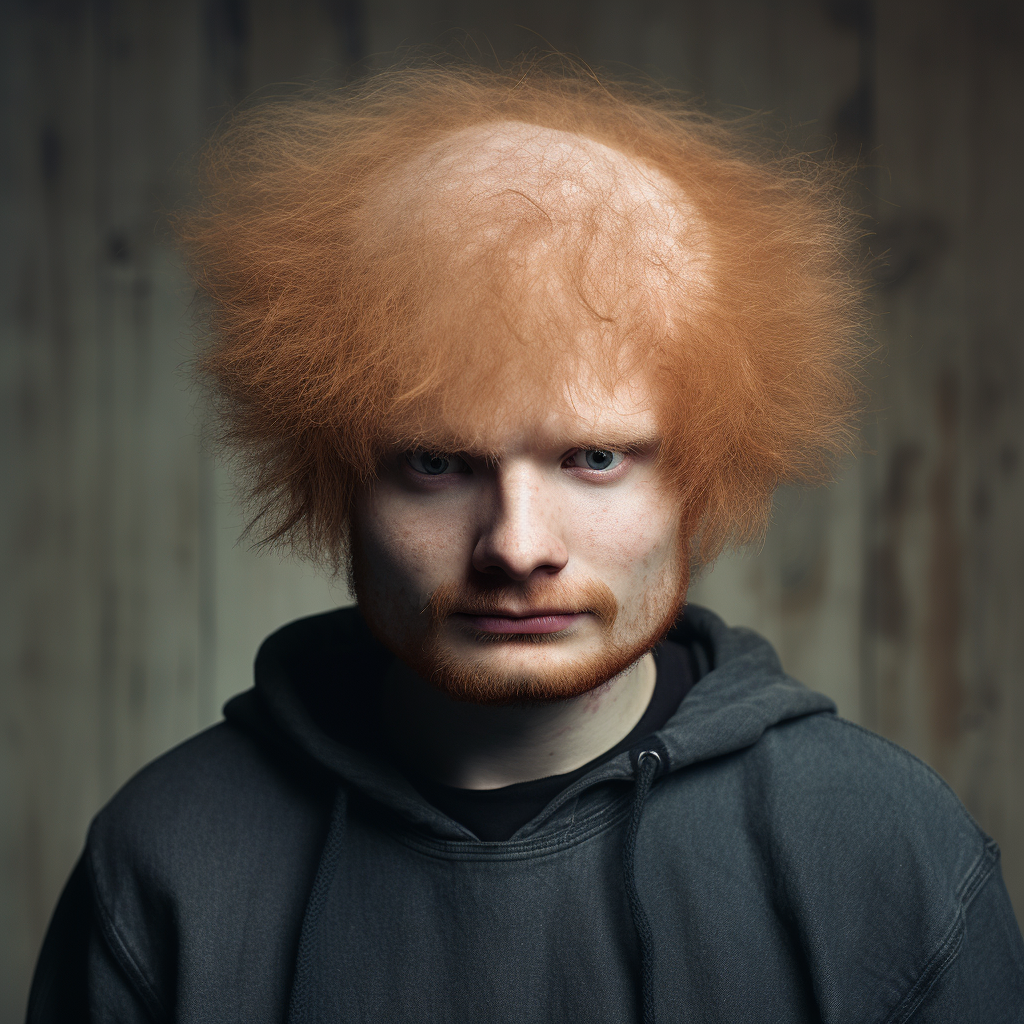 Ed Sheeran rocking a bold new look