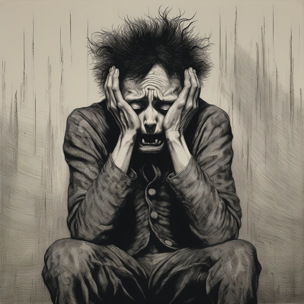 Edward Gorey Joker: Distressed Head