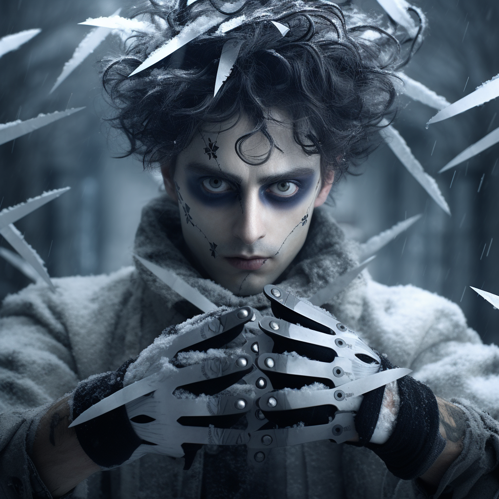 Edward Scissors in Tim Burton Style  ?