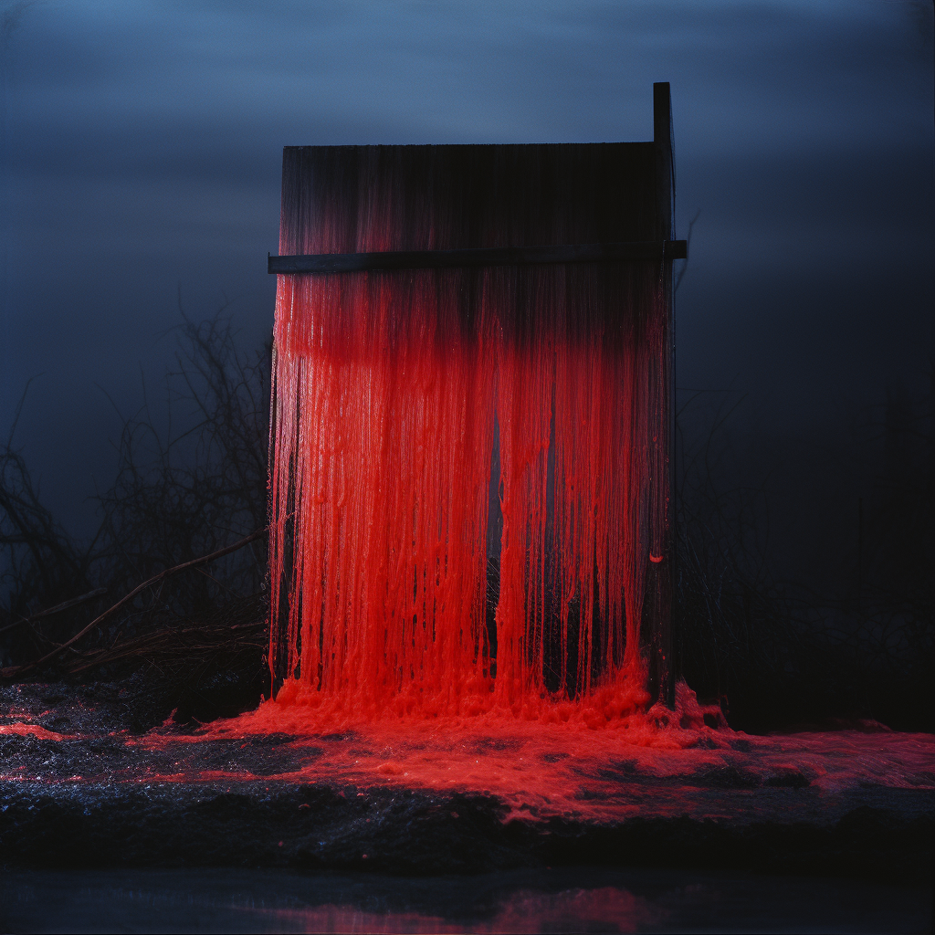 Dark, brooding Tim Hecker album cover