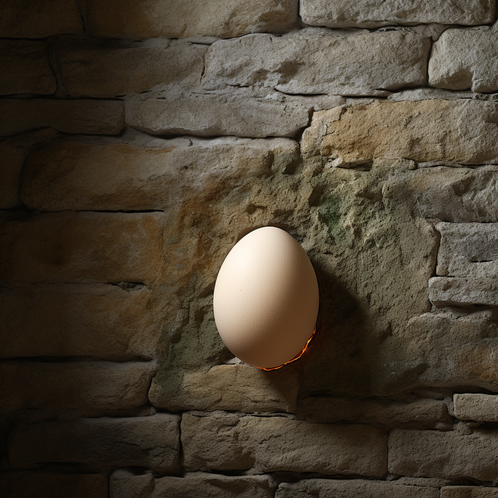 Egg on a wall, Robin Hood style