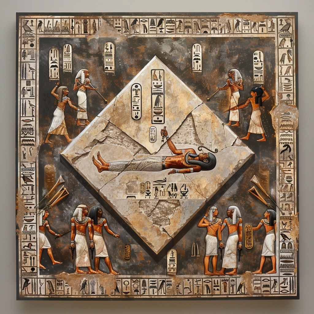 Egyptian embalming ritual Pharaoh Thutmose