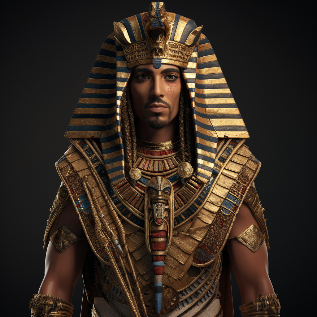 Egyptian emperor full body