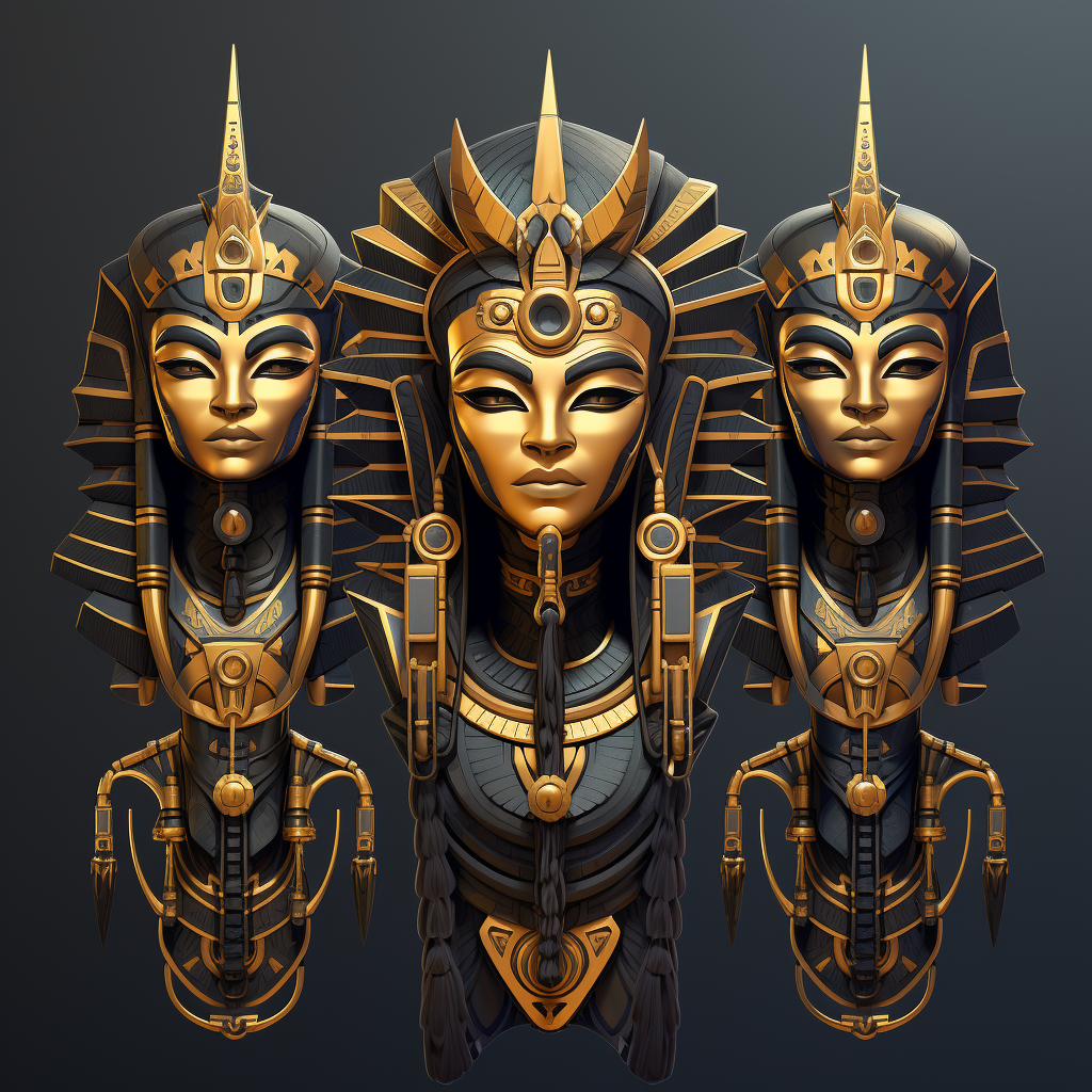 Egyptian God Set statue