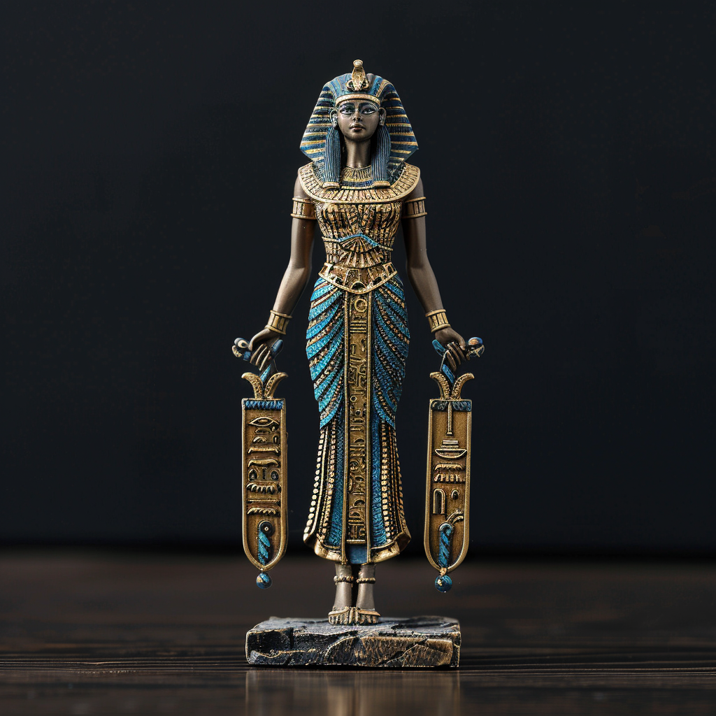 Egyptian goddess statue renaissance style