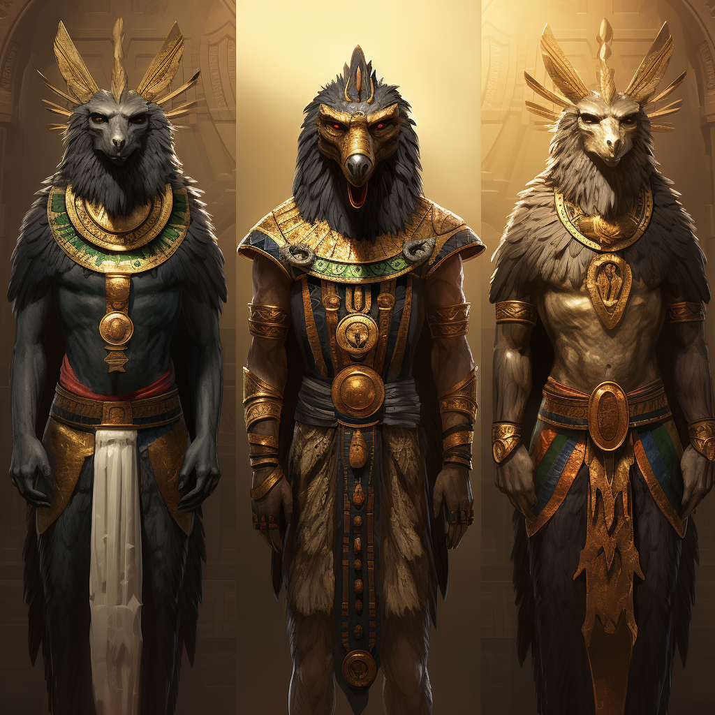 Egyptian Gods in Ancient Art