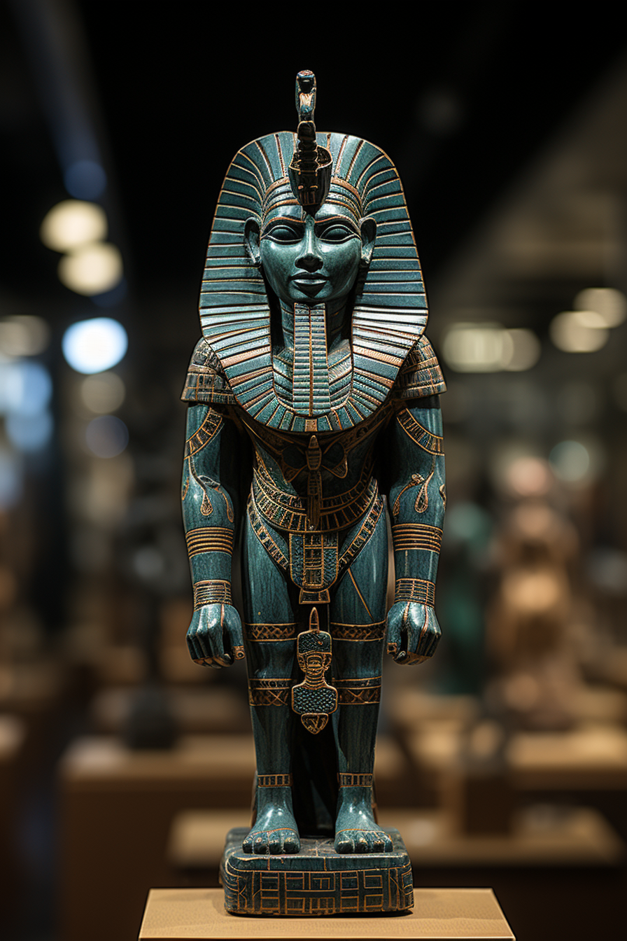 Egyptian Lion God with Ankh symbol