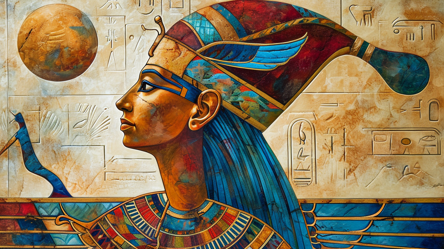 Egyptian Paint Stock Image