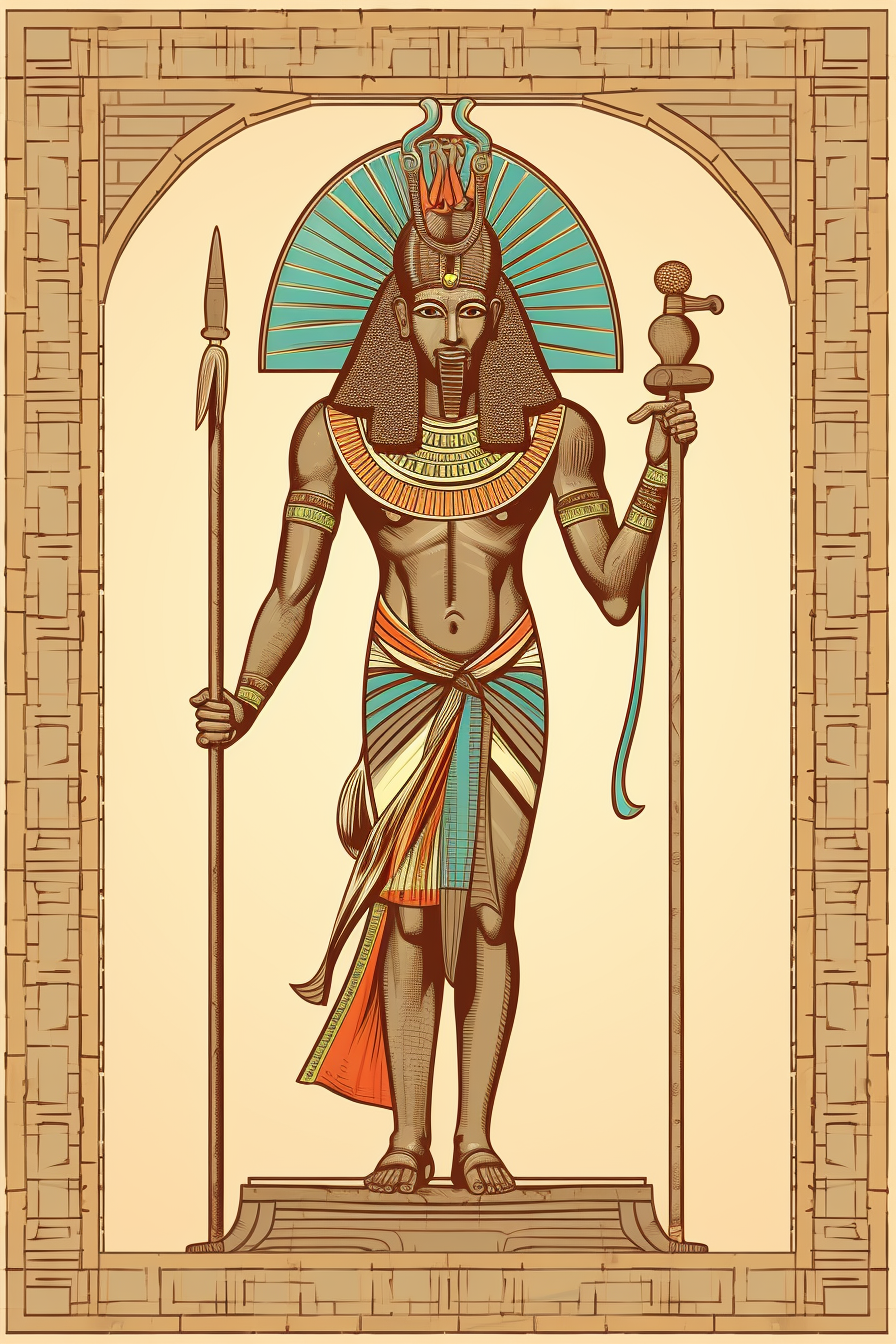 Egyptian Temple Guardian Full Body