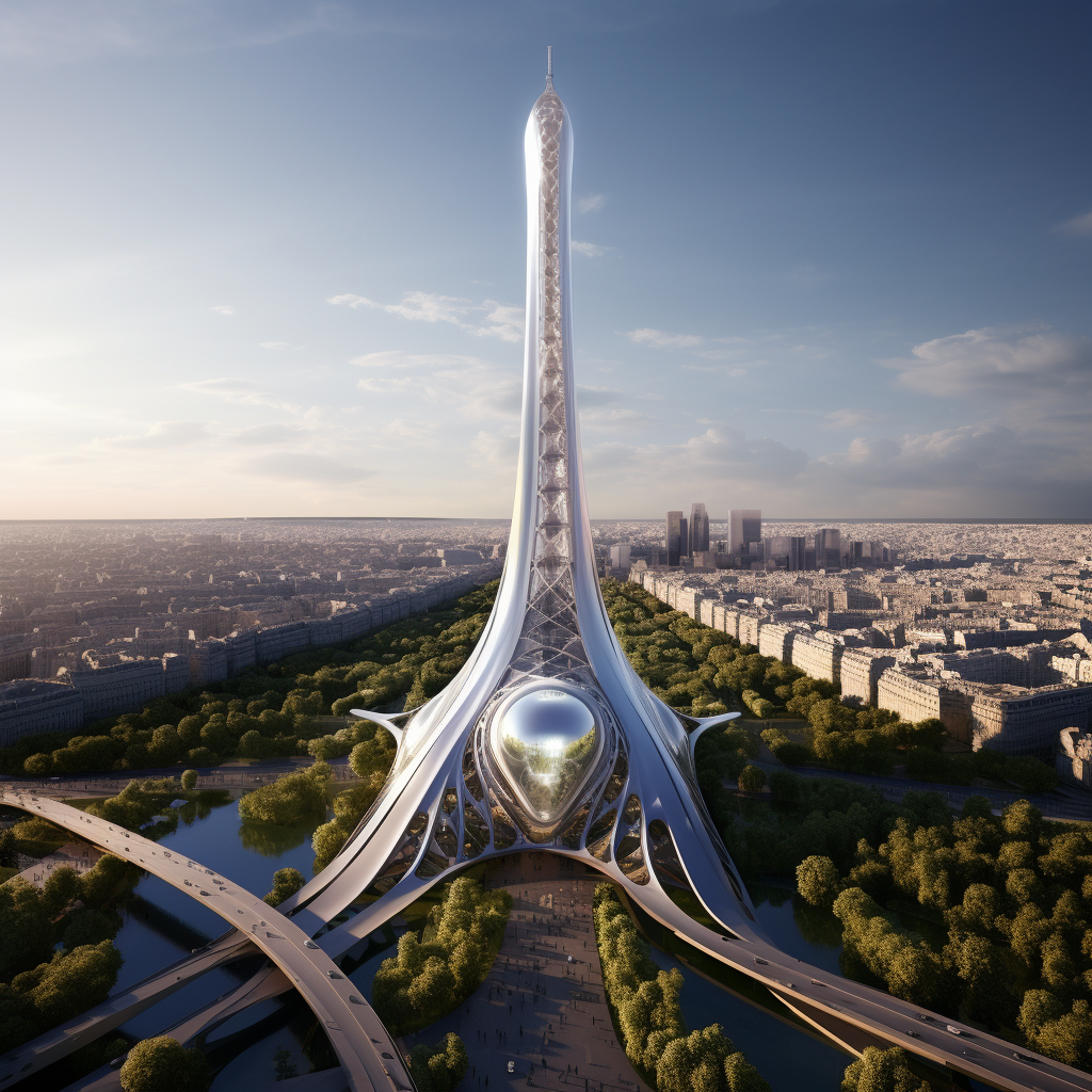 Zaha Hadid's Stunning Eifel Tower