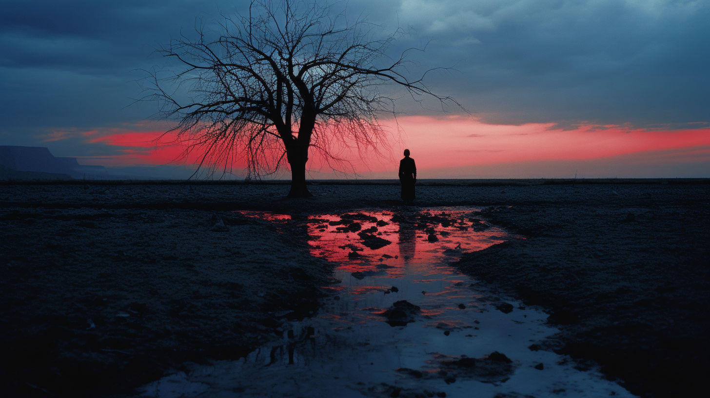Surreal Ektachrome Desolate Eerie Cinematic Shot