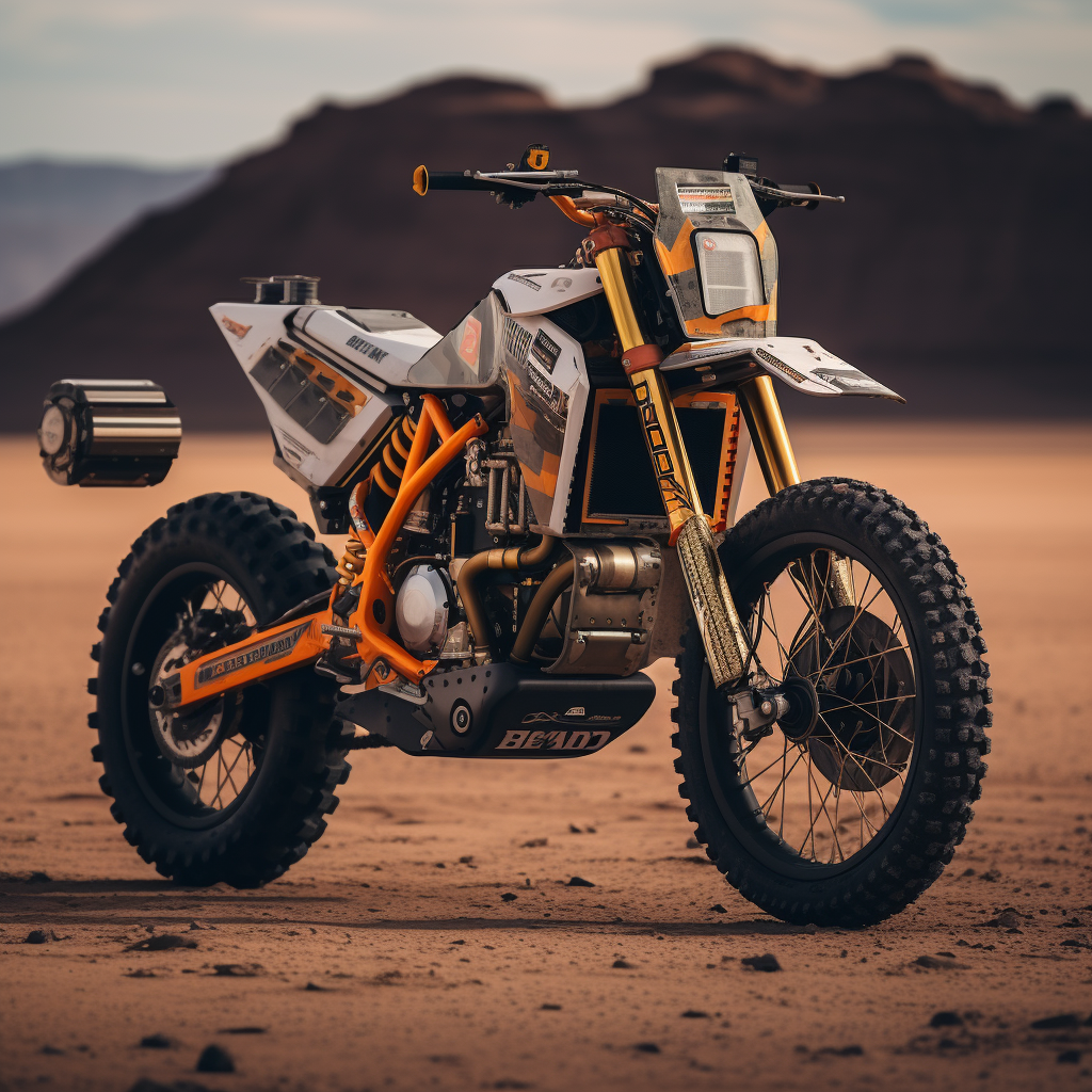 Dakar Rally Racing Motorcycle with Innovations