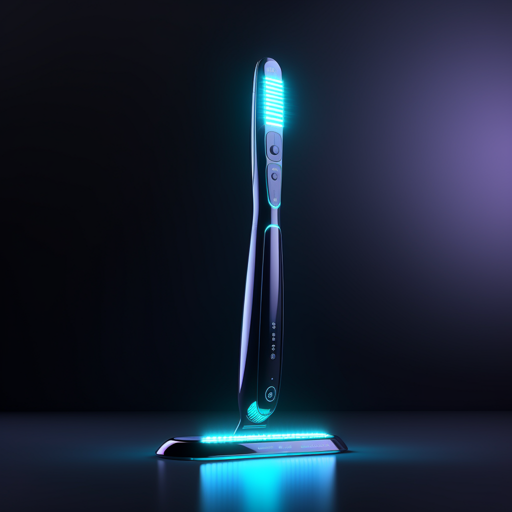 Electric futuristic toothbrush