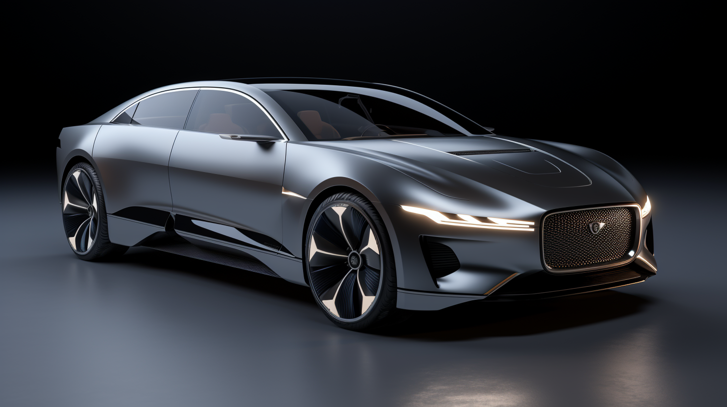 Electric Jaguar Future Saloon in Stunning Detail