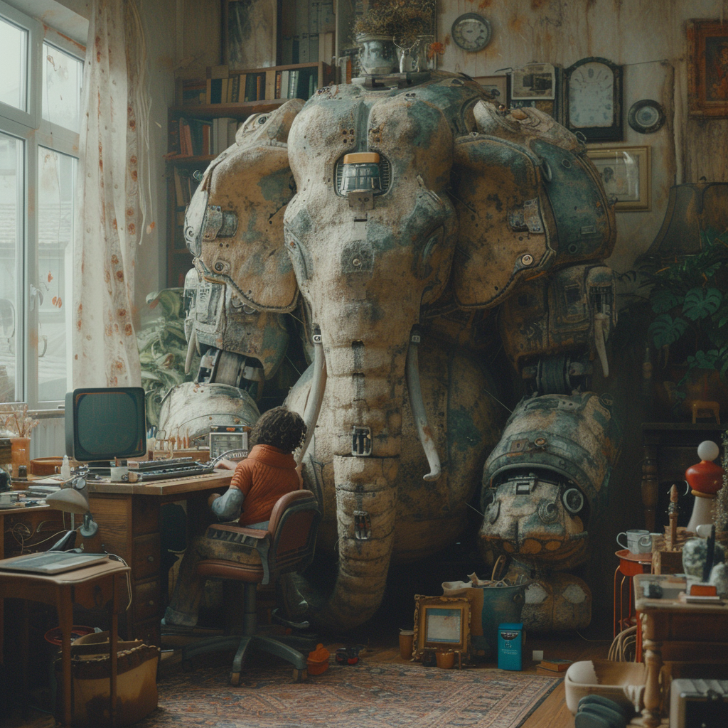 Electronic Elephant in Living Room