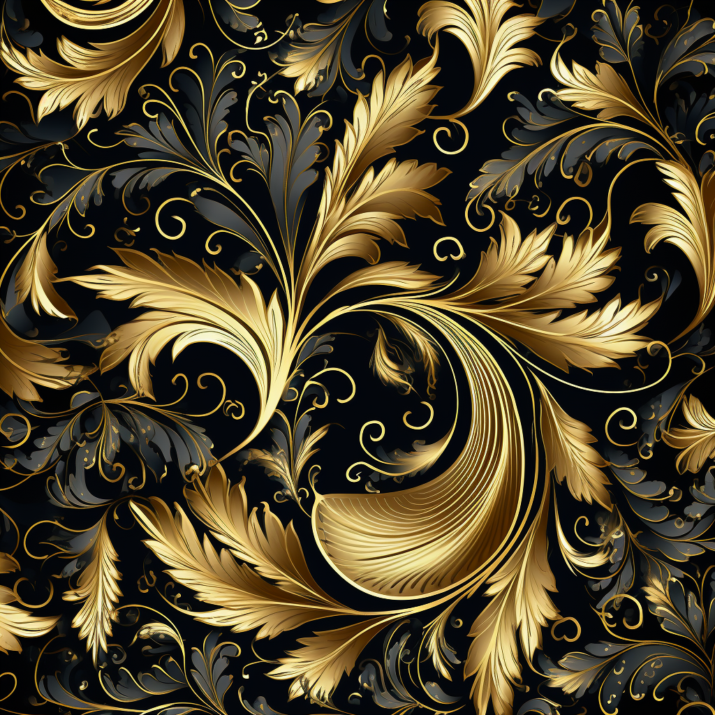 Beautiful golden pattern design