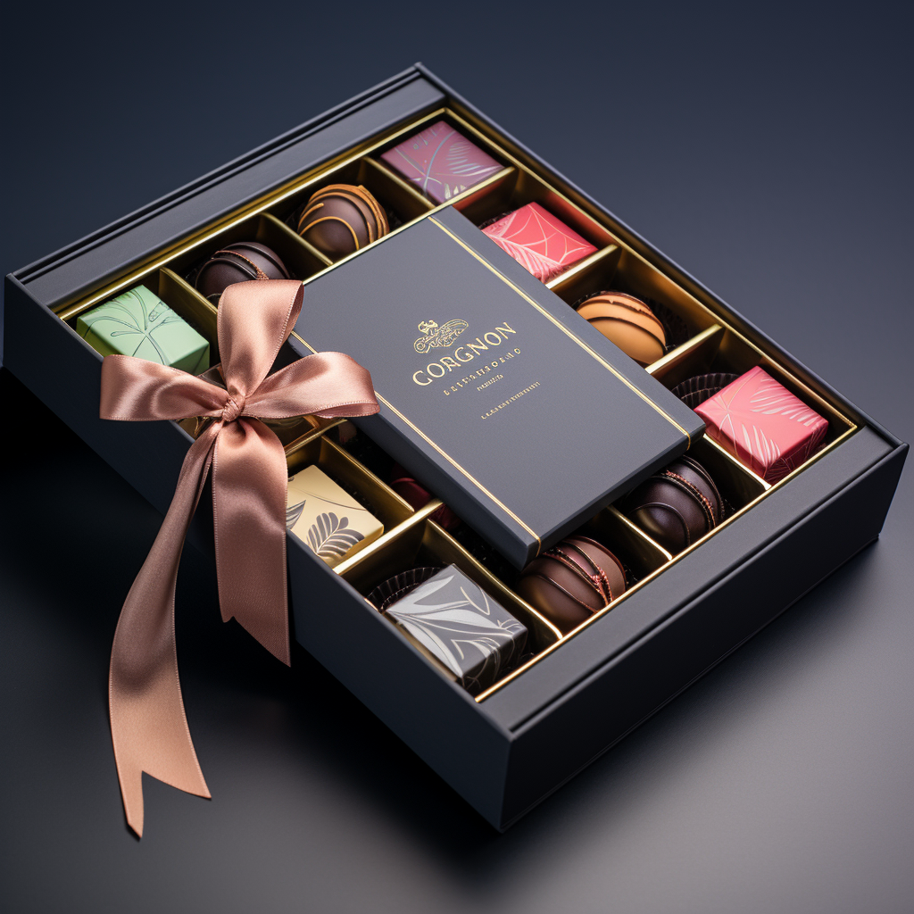 Luxury anniversary bonbon box