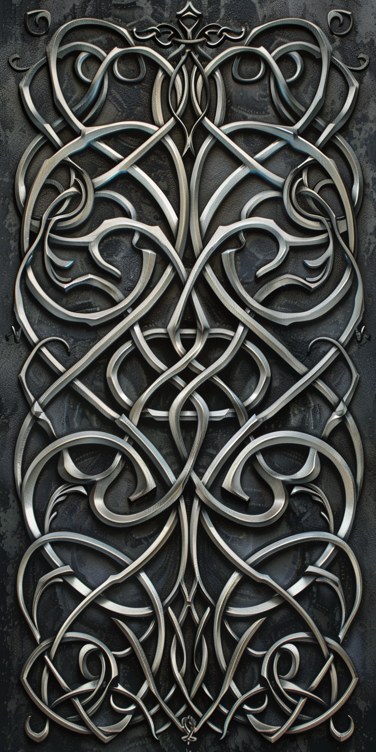 modern celtic tracery art