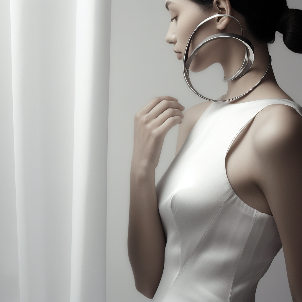 Beautiful jewelry pieces in minimalist style