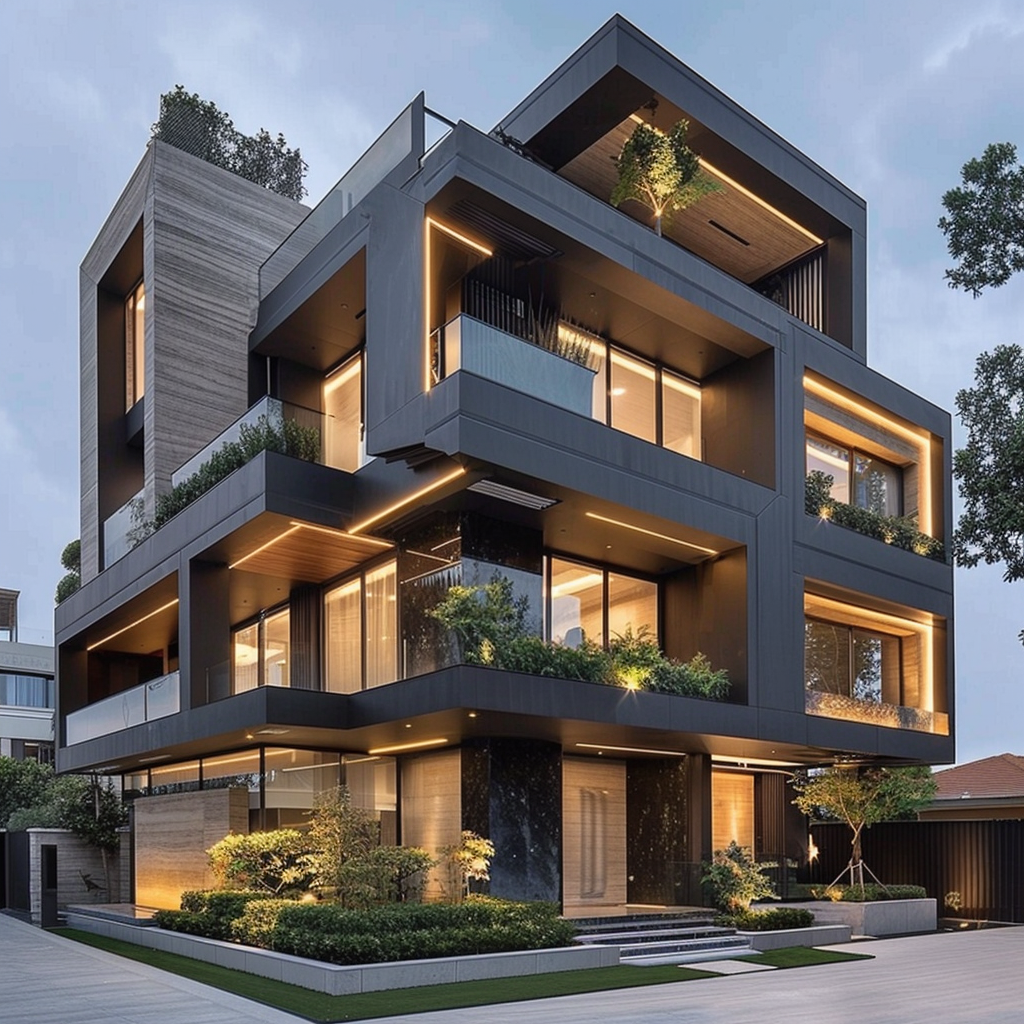 ultra elegant modern building architecture