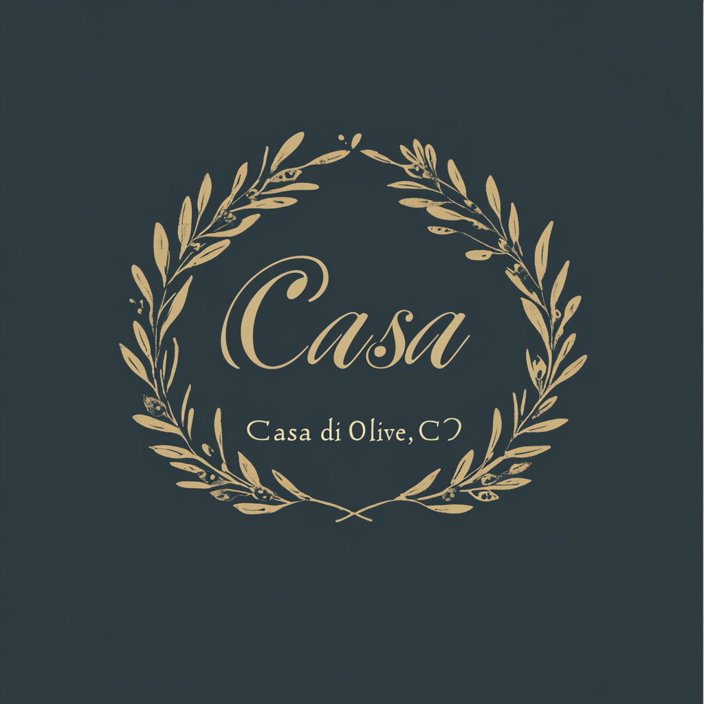 elegant monogram Casa di Olive