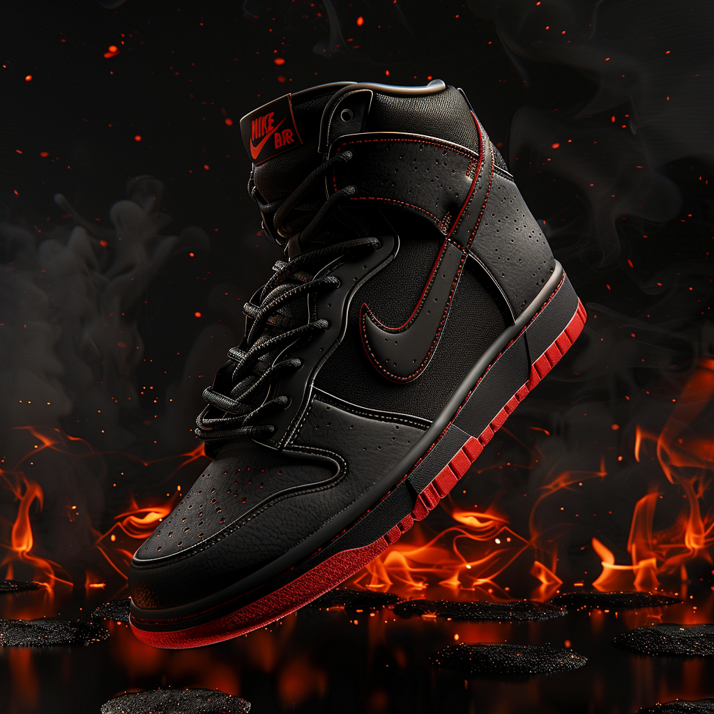 Unique Nike Dunk Darth Maul Shoe