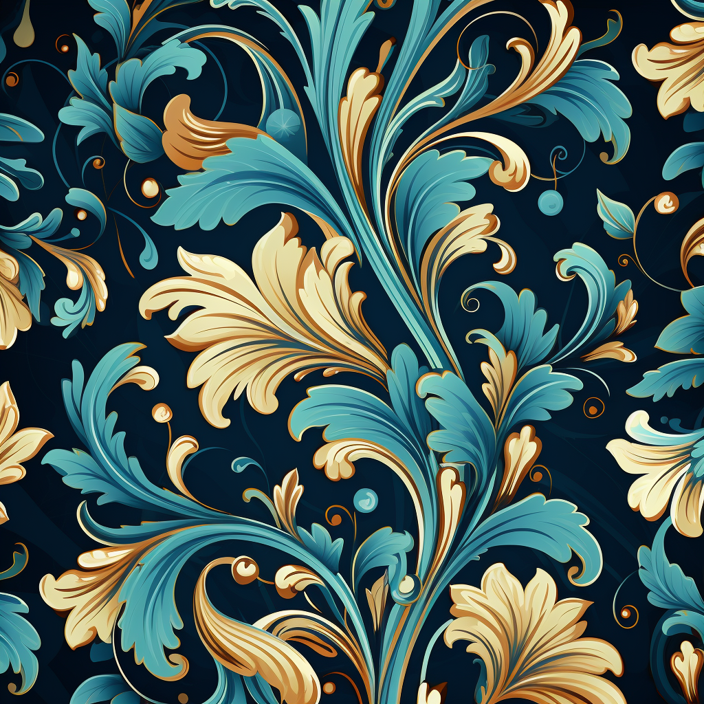 Beautiful ornamental pattern design