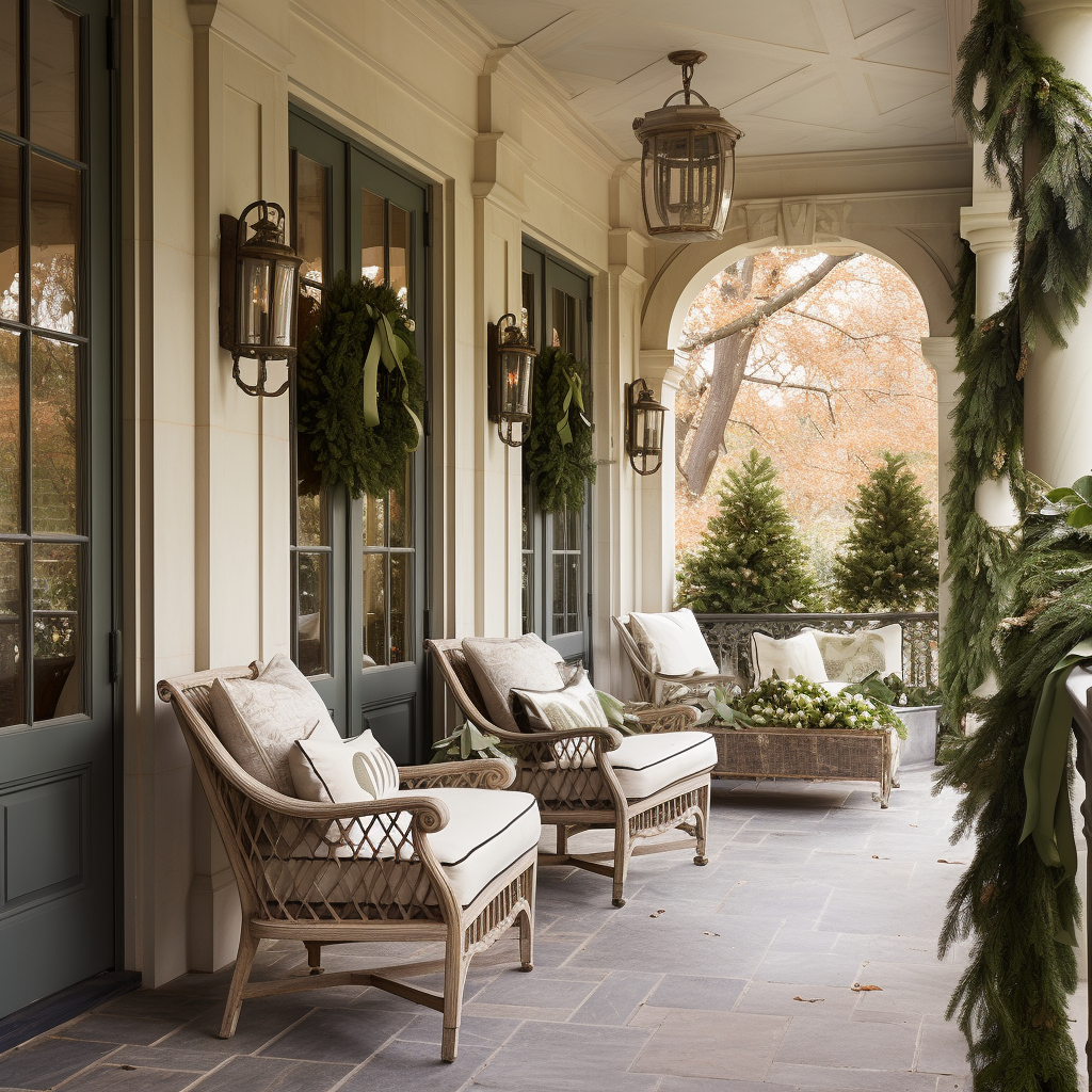 Simple and Sophisticated Porch Decor