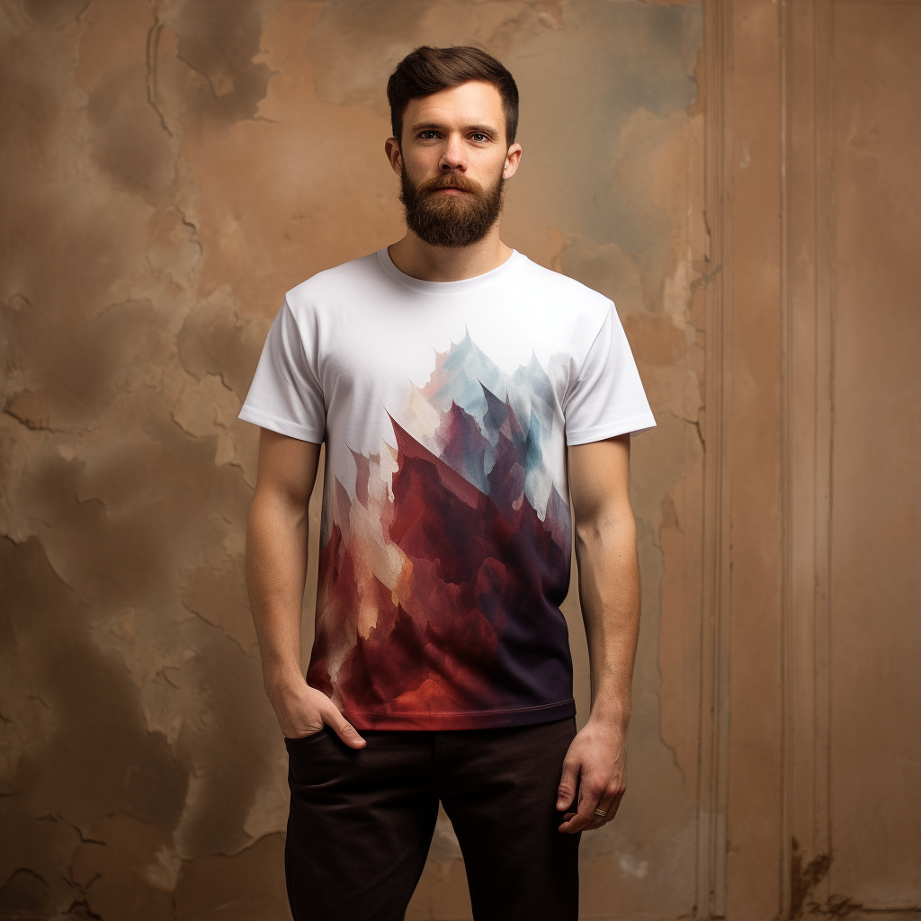 Stylish abstract design on elegant t-shirt