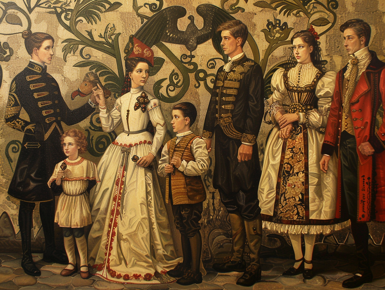 Elegant Pious Refined White Family