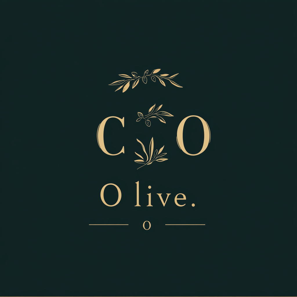 Luxurious Casa di Olive Monogram Logo