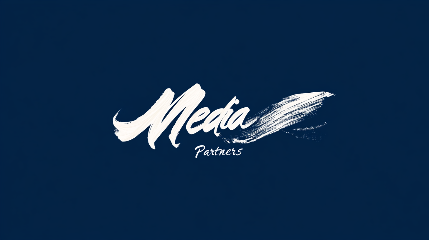 Refined Media Partners Logo on Navy Background