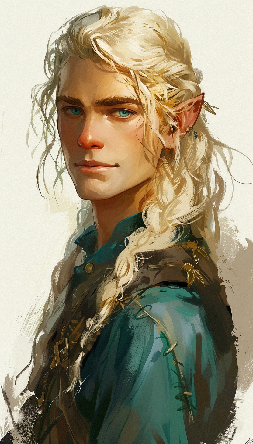 Elf Prince with Blond Hair