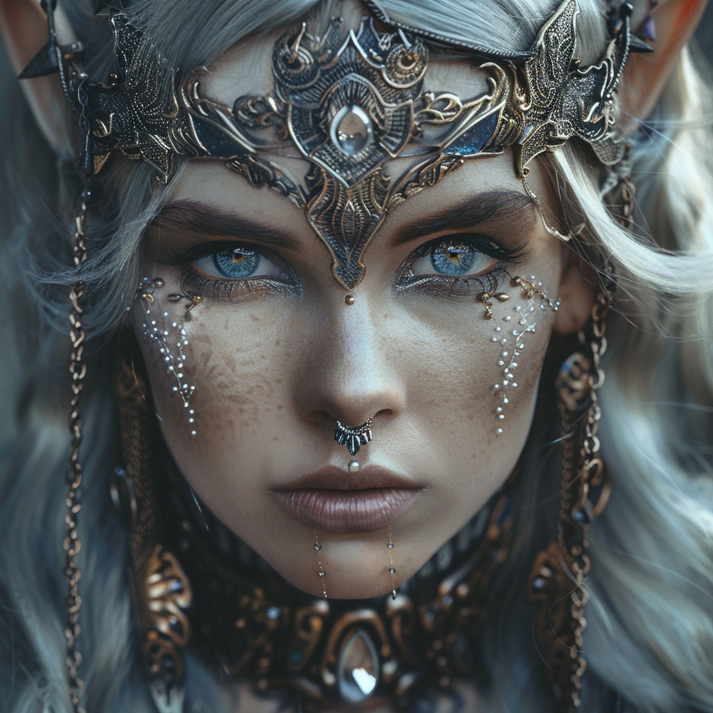 Gorgeous Female Elf Priestess