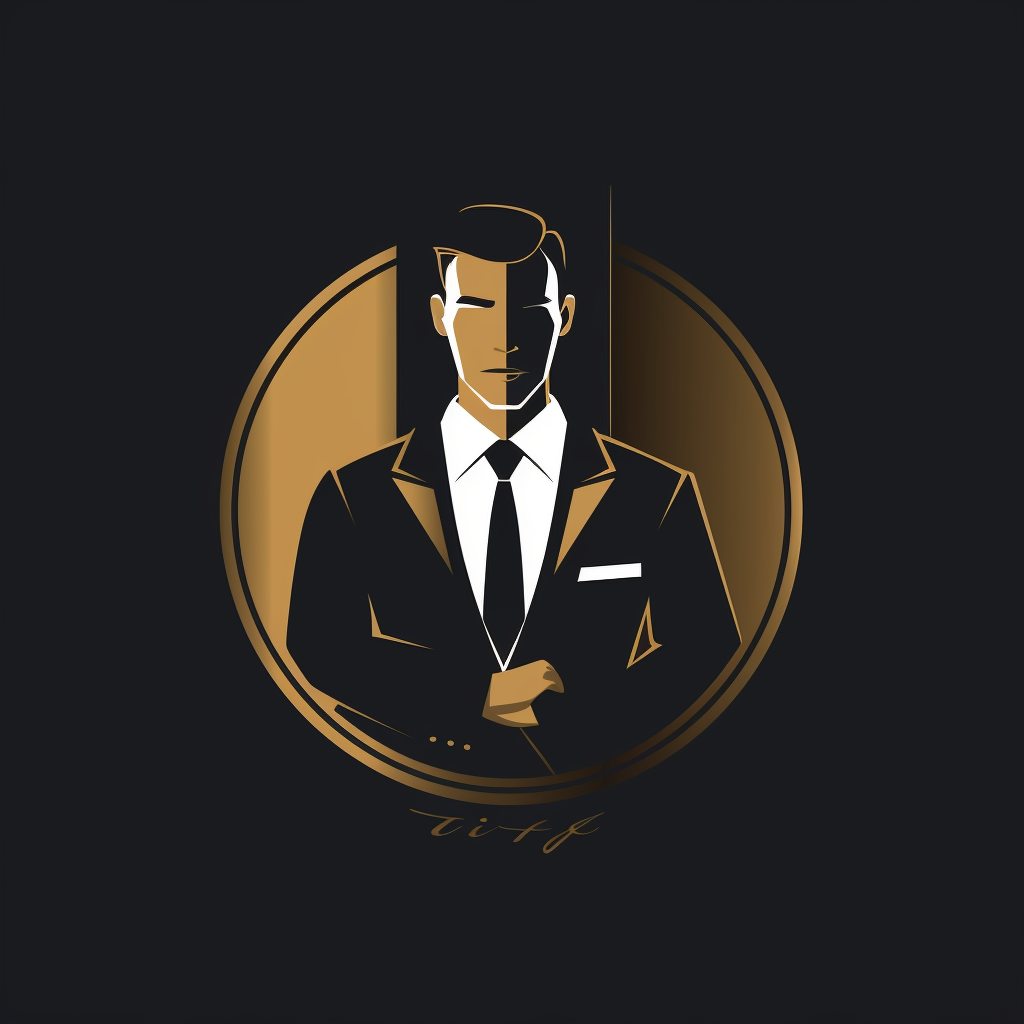 Elite Turf Logo with Businessman in Black Suit