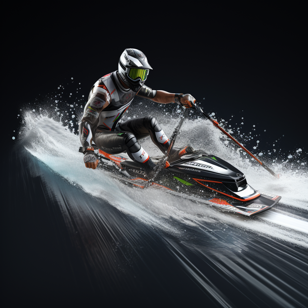 Elite slalom water skier