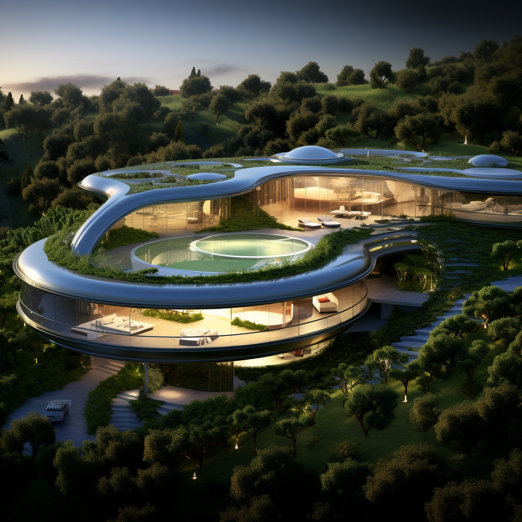 Elon Musk's impressive futuristic family home