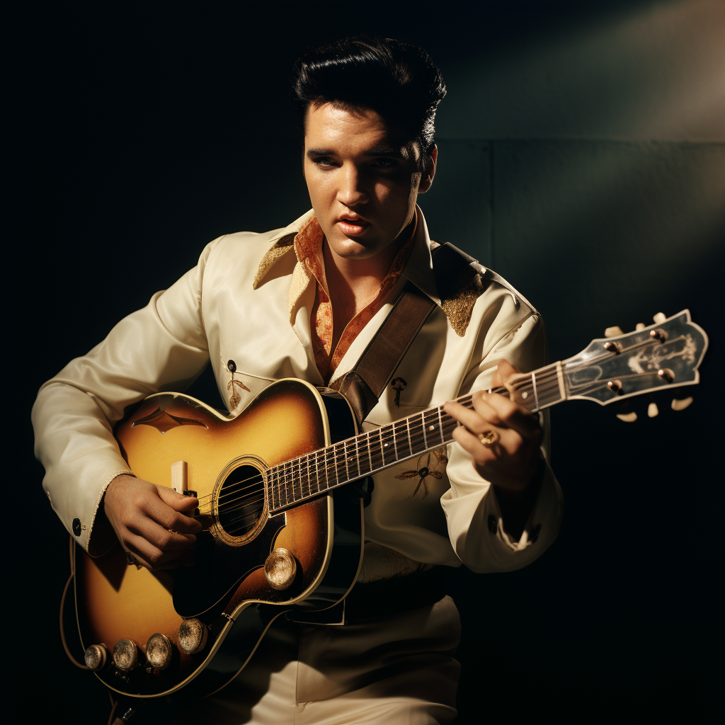 Elvis Presley in 1950s prime