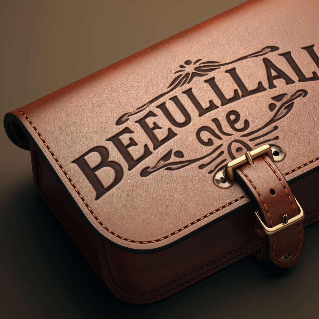 Betulla embossed leather logo stamping