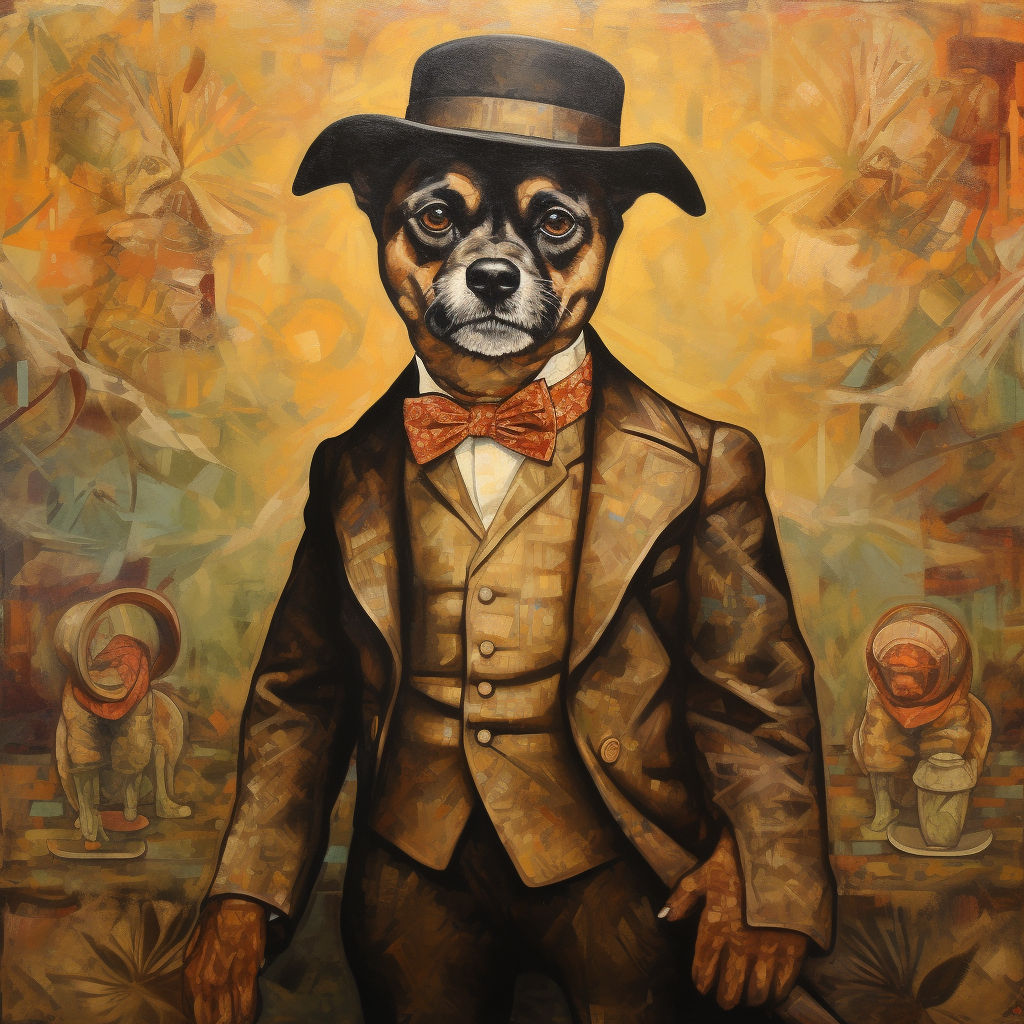 Emiliano Zapata as Dog in Mexican Revolution Mural