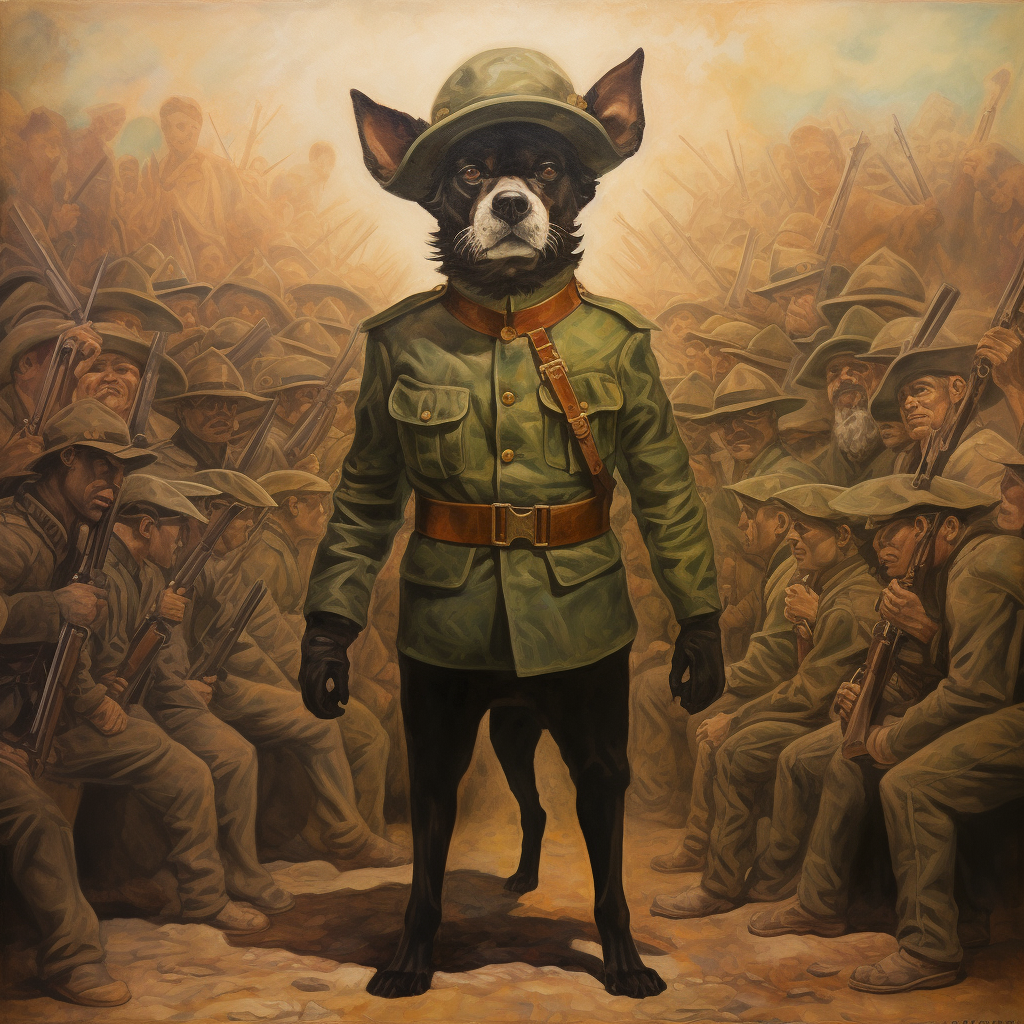 Emiliano Zapata as Dog: Mexican Revolution Tribute