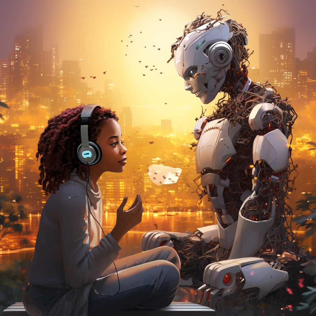 AI companion promoting empathy and connection