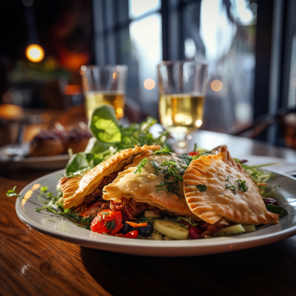 Savory Empanada Dish on Plate