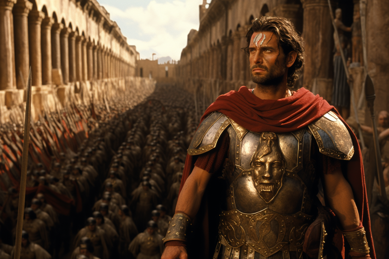 Emperor Avitus Enters Rome with Gallic Army